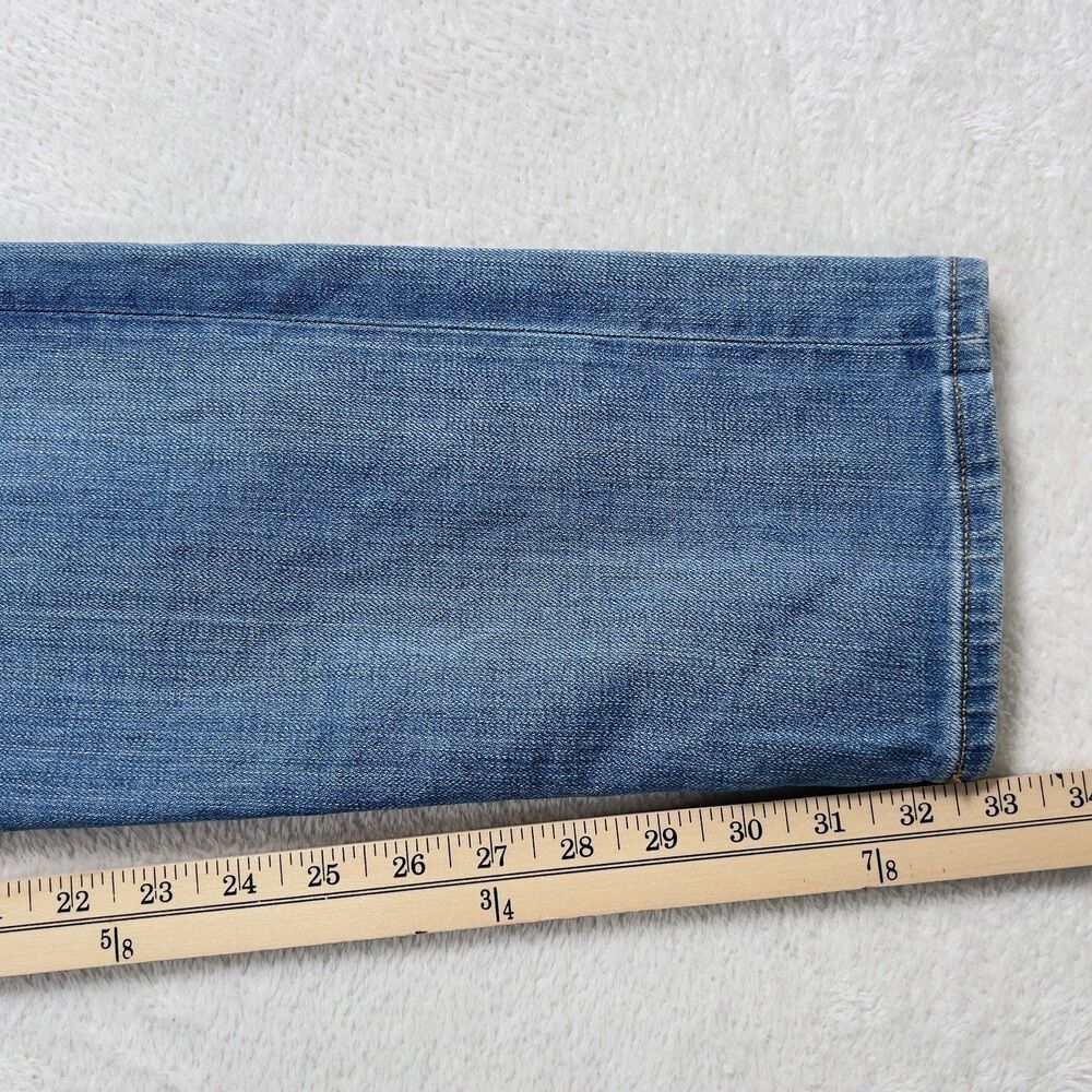 BLDWN Modern Slim Leg Jeans Mens Sz 31x32 Light Wash Button Fly - Picture 12 of 13